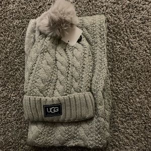 Ugg hat and scarf